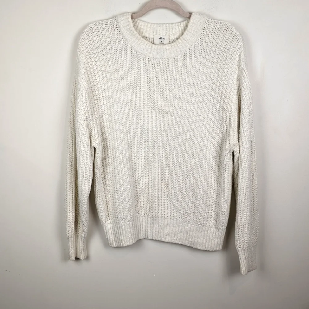 Aritzia Wilfred Essential Chenille Sweater - Picture 3 of 9